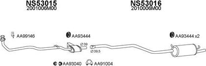 Veneporte 530150 - Система випуску ОГ autocars.com.ua