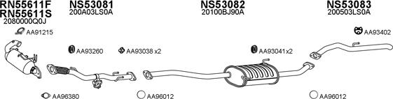 Veneporte 530232 - Система випуску ОГ autocars.com.ua