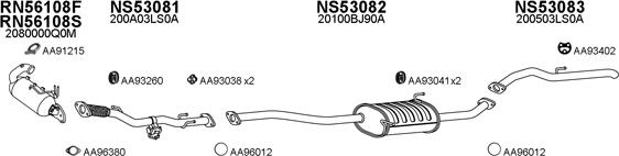 Veneporte 530274 - Система випуску ОГ autocars.com.ua