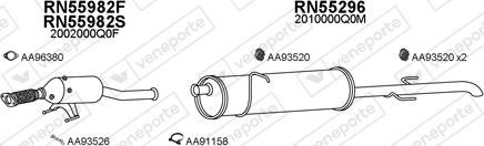 Veneporte 530318 - Система випуску ОГ autocars.com.ua