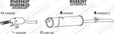 Veneporte 530319 - Система випуску ОГ autocars.com.ua