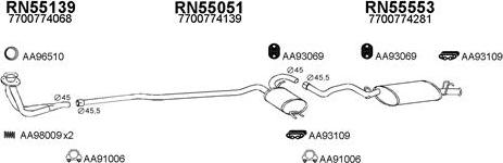 Veneporte 550023 - Система випуску ОГ autocars.com.ua