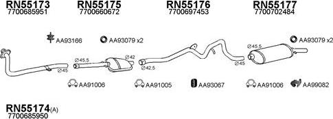 Veneporte 550027 - Система випуску ОГ autocars.com.ua