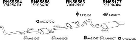 Veneporte 550028 - Система випуску ОГ autocars.com.ua