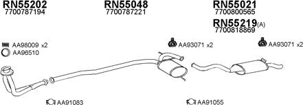 Veneporte 550034 - Система випуску ОГ autocars.com.ua