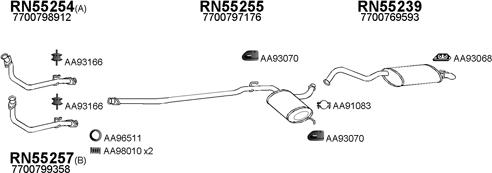 Veneporte 550061 - Система випуску ОГ autocars.com.ua