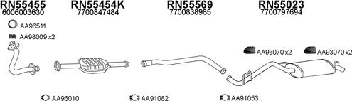 Veneporte 550068 - Система випуску ОГ autocars.com.ua