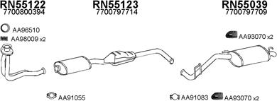 Veneporte 550076 - Система випуску ОГ autocars.com.ua