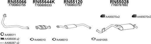 Veneporte 550082 - Система випуску ОГ autocars.com.ua