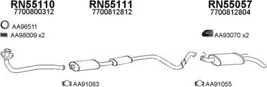 Veneporte 550112 - Система випуску ОГ autocars.com.ua