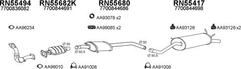 Veneporte 550168 - Система випуску ОГ autocars.com.ua