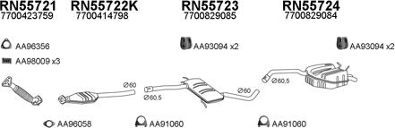 Veneporte 550197 - Система випуску ОГ autocars.com.ua