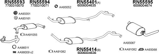 Veneporte 550208 - Система випуску ОГ autocars.com.ua