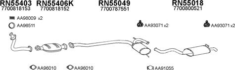 Veneporte 550232 - Система випуску ОГ autocars.com.ua