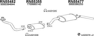Veneporte 550246 - Система випуску ОГ autocars.com.ua