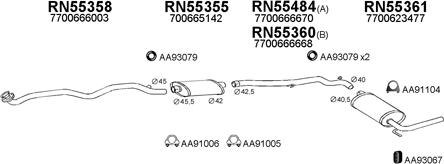 Veneporte 550250 - Система випуску ОГ autocars.com.ua