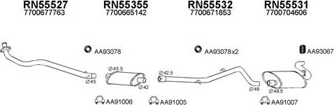 Veneporte 550274 - Система випуску ОГ autocars.com.ua