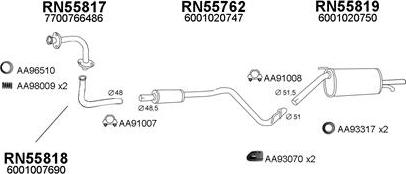 Veneporte 550291 - Система випуску ОГ autocars.com.ua