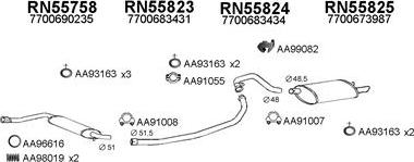 Veneporte 550292 - Система випуску ОГ autocars.com.ua
