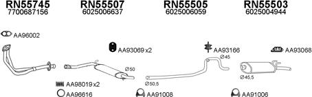 Veneporte 550297 - Система випуску ОГ autocars.com.ua