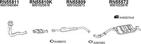 Veneporte 550343 - Система випуску ОГ autocars.com.ua