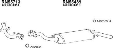 Veneporte 550374 - Система випуску ОГ autocars.com.ua