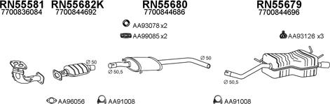Veneporte 550378 - Система випуску ОГ autocars.com.ua