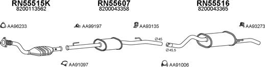 Veneporte 550397 - Система випуску ОГ autocars.com.ua