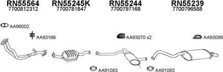 Veneporte 550413 - Система випуску ОГ autocars.com.ua