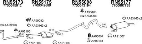 Veneporte 550423 - Система випуску ОГ autocars.com.ua