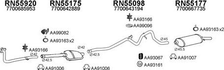 Veneporte 550424 - Система випуску ОГ autocars.com.ua