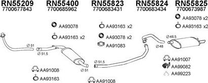 Veneporte 550458 - Система випуску ОГ autocars.com.ua