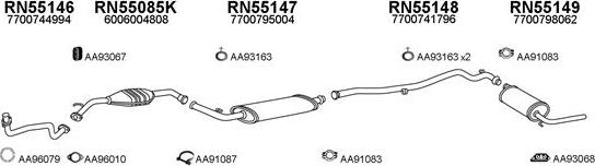 Veneporte 550469 - Система випуску ОГ autocars.com.ua