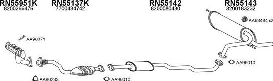 Veneporte 550472 - Система випуску ОГ autocars.com.ua