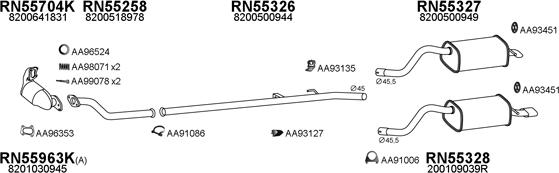 Veneporte 550593 - Система випуску ОГ autocars.com.ua