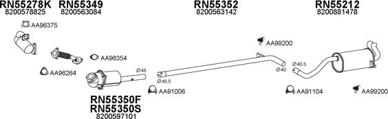 Veneporte 550596 - Система випуску ОГ autocars.com.ua