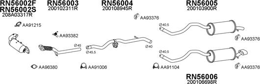 Veneporte 550653 - Система випуску ОГ autocars.com.ua