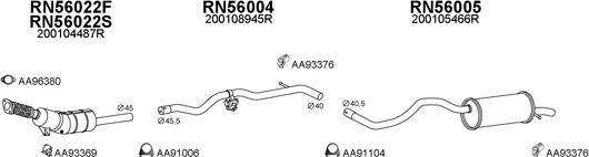 Veneporte 550669 - Система випуску ОГ autocars.com.ua