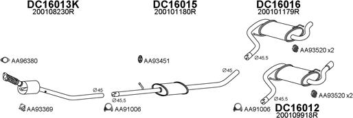 Veneporte 550688 - Система випуску ОГ autocars.com.ua