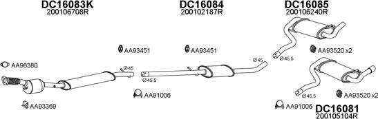 Veneporte 550697 - Система випуску ОГ autocars.com.ua