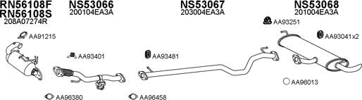 Veneporte 550745 - Система випуску ОГ autocars.com.ua