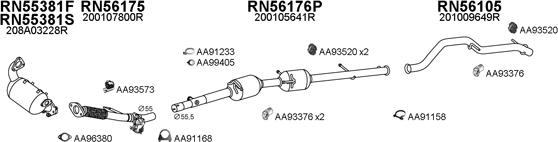 Veneporte 550799 - Система випуску ОГ autocars.com.ua