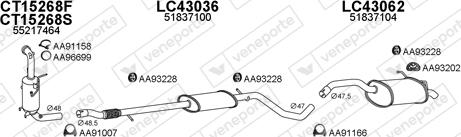 Veneporte 570027 - Система выпуска ОГ avtokuzovplus.com.ua