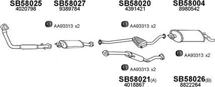 Veneporte 580006 - Система випуску ОГ autocars.com.ua