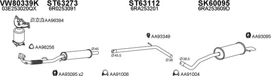 Veneporte 600138 - Система випуску ОГ autocars.com.ua