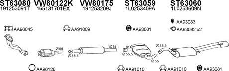 Veneporte 630138 - Система випуску ОГ autocars.com.ua