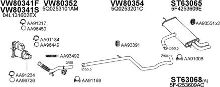 Veneporte 630279 - Система випуску ОГ autocars.com.ua