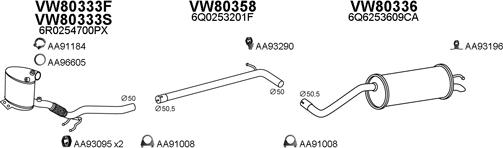 Veneporte 630287 - Система випуску ОГ autocars.com.ua