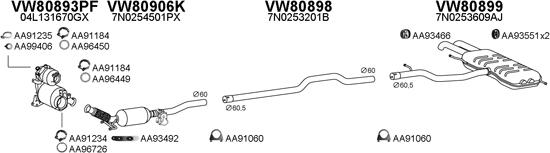 Veneporte 630334 - Система випуску ОГ autocars.com.ua