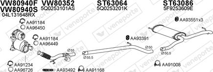 Veneporte 630348 - Система випуску ОГ autocars.com.ua